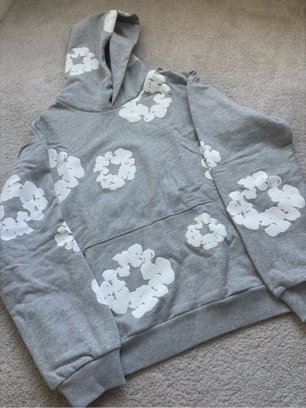 Grey Denim Tear Size Small